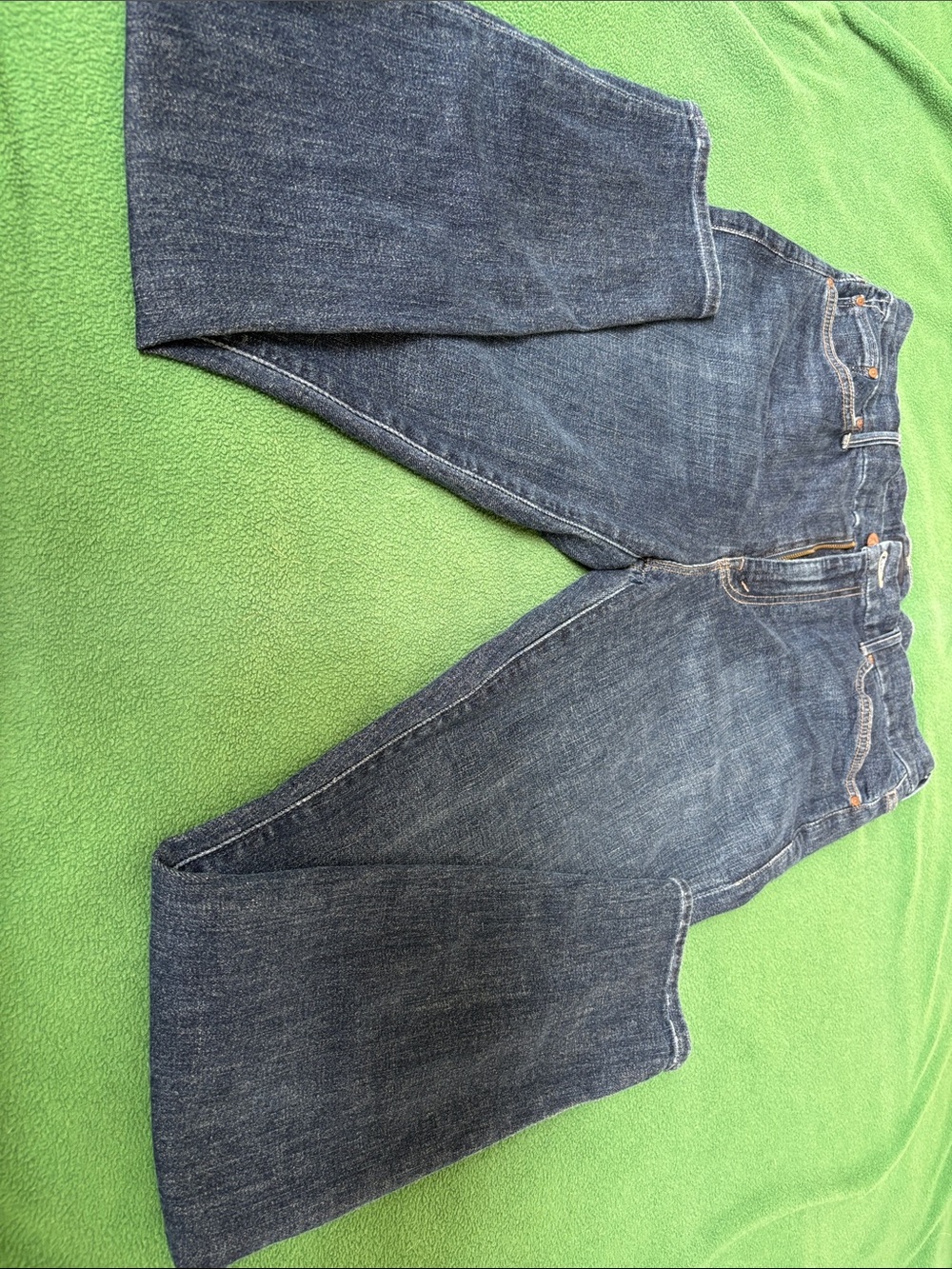MOTHER Straight-Leg Denim Jeans in Deep Indigo